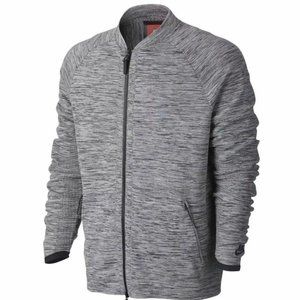 🔥Nike Sportswear Tech Knit Full Zip Jacket Grey Mens MEDIUM 832178 060 NWT $250